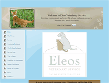 Tablet Screenshot of eleosvet.com